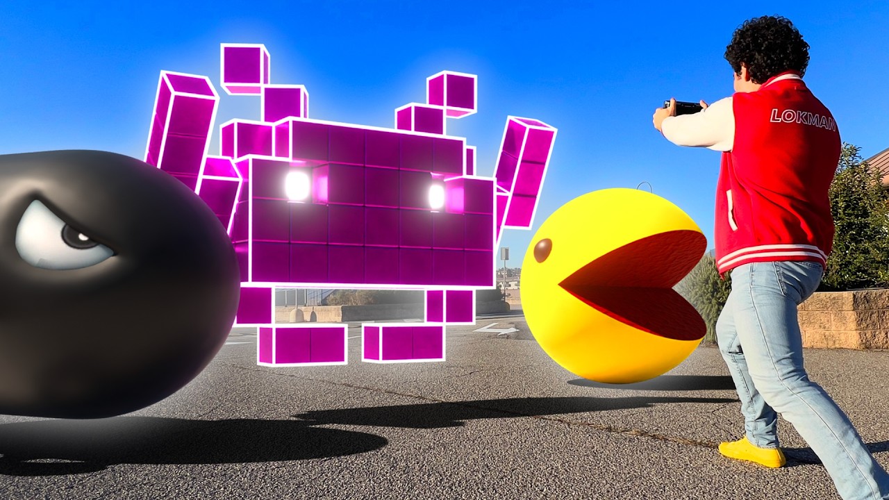 Video Game BATTLE in Real Life!